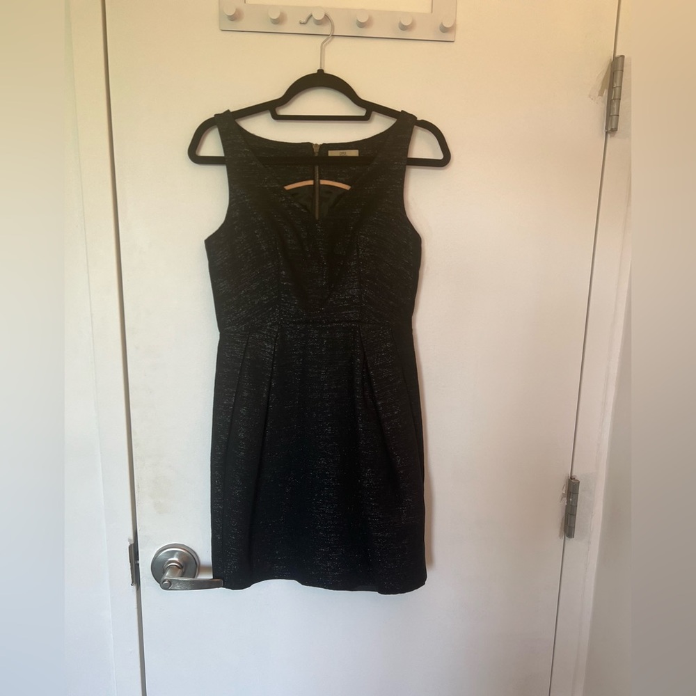 Orla kiely black mini dress with sparkles. Structured and v high quality